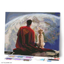 Charger l'image dans la galerie, Diamond Painting - Broderie Diamant - Superman et Krypto 40x50cm toile tendue sur châssis