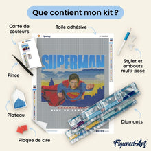 Charger l'image dans la galerie, Broderie Diamant - Superman avec Horizon