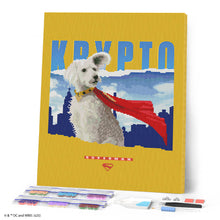 Charger l'image dans la galerie, Diamond Painting - Broderie Diamant - Krypto avec Horizon - Superman 40x50cm toile tendue sur châssis