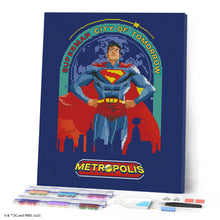 Charger l'image dans la galerie, Diamond Painting - Broderie Diamant - Superman Cité de Demain 40x50cm toile tendue sur châssis