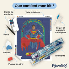 Charger l'image dans la galerie, Broderie Diamant - Superman Cité de Demain