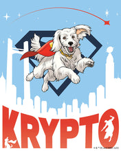 Charger l'image dans la galerie, Broderie Diamant - Krypto Volant - Superman 40x50cm toile tendue sur châssis