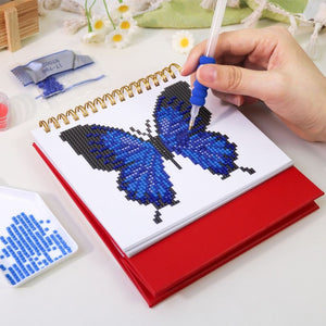 Calendrier Broderie Diamant 2026 - Papillons