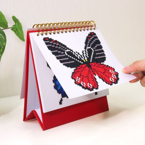 Calendrier Broderie Diamant 2026 - Papillons