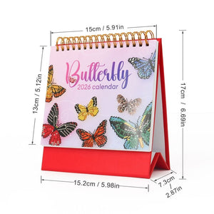 Calendrier Broderie Diamant 2026 - Papillons