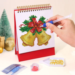 Calendrier Diamond Painting 2026 - Icônes de Noël