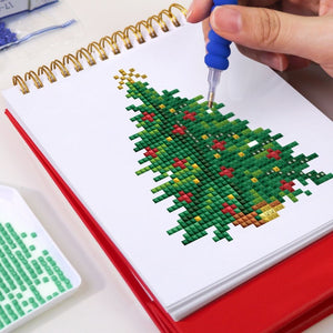 Calendrier Diamond Painting 2026 - Icônes de Noël