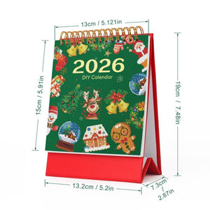 Calendrier Diamond Painting 2026 - Icônes de Noël