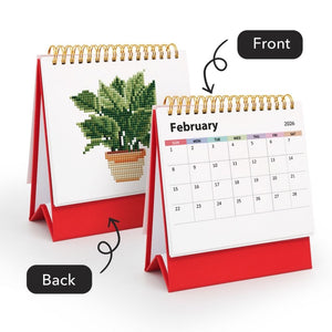 Calendrier Diamond Painting 2026 - Plantes d’intérieur en pot