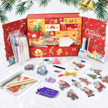 Charger l&#39;image dans la galerie, Diamond Painting Calendrier de l&#39;Avent 2025 - 12 Jours d&#39;Éclat (Rouge) Figured&#39;Art