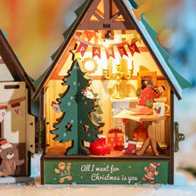 Charger l&#39;image dans la galerie, Maison Miniature Maison de Noël Scintillante