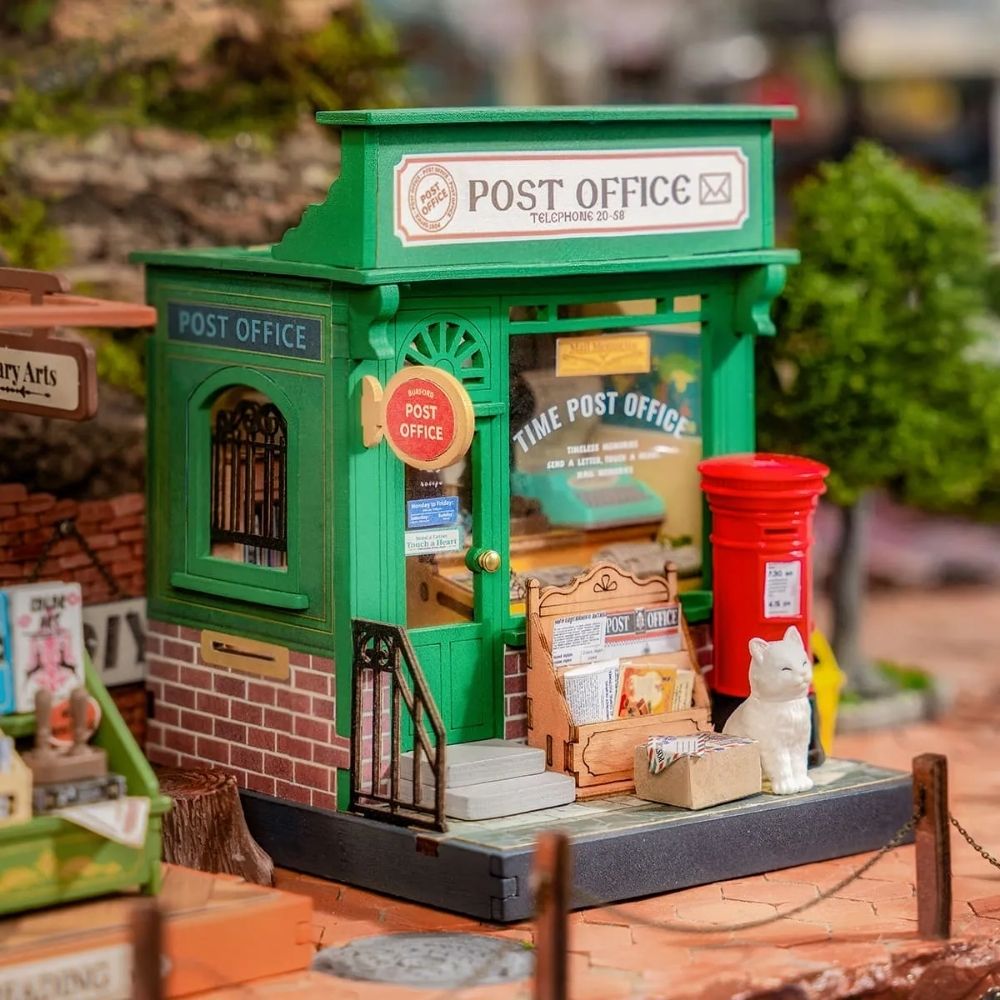 Maison Miniature Bureau de Poste