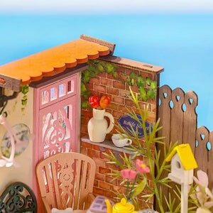 Maison Miniature Jardin de Thé Élégant