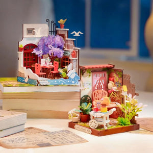 Maison Miniature Jardin de Thé Élégant
