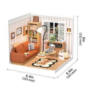 Maison Miniature Salon Douillet