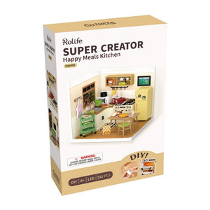 Maison Miniature Cuisine des Repas Heureux