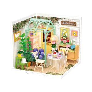 Maison Miniature Jardin de Thé Fleuri