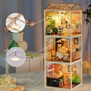 Maison Miniature Salle à Manger Chaleureuse
