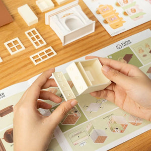 Maison Miniature Salle à Manger Chaleureuse