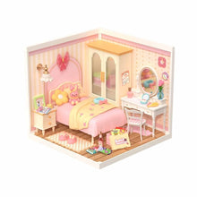 Charger l'image dans la galerie, Maison Miniature - Charmante chambre rose