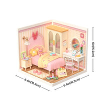 Charger l'image dans la galerie, Maison Miniature - Charmante chambre rose
