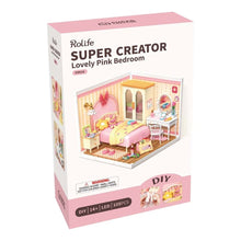 Charger l'image dans la galerie, Maison Miniature - Charmante chambre rose
