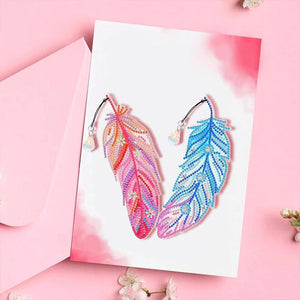 Marque-Pages Diamond Painting 6x avec Plume