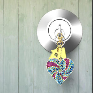 Pendentif en Forme de Cœur Diamond Painting Ensemble de 5 pièces 2