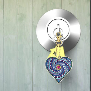 Pendentif en Forme de Cœur Diamond Painting Ensemble de 5 pièces 5