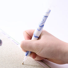 Charger l&#39;image dans la galerie, Stylo Premium Ergonomique Diamond Painting Vagues Bleues 5 Variantes