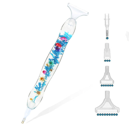 Stylo Premium Ergonomique Diamond Painting Fleurs 5 Variantes