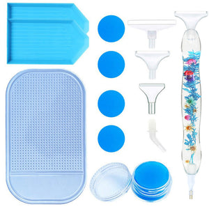 Stylo Premium Ergonomique Diamond Painting Fleurs 5 Variantes