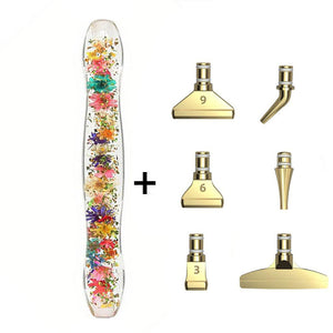 Stylo Premium Ergonomique Diamond Painting Bain de Fleurs 5 Variantes