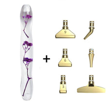 Charger l&#39;image dans la galerie, Stylo Premium Ergonomique Diamond Painting Fleurs Violettes 5 Variantes