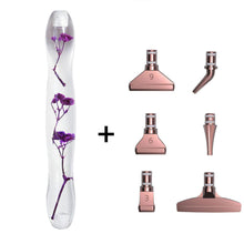 Charger l&#39;image dans la galerie, Stylo Premium Ergonomique Diamond Painting Fleurs Violettes 5 Variantes