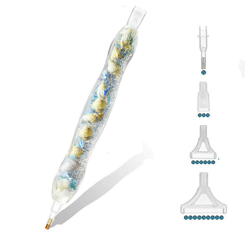 Stylo Premium Ergonomique Diamond Painting Coquillages 5 Variantes