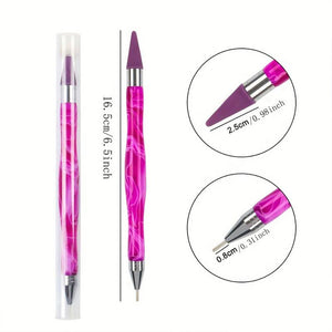 Stylo Ergonomique Diamond Painting pour Pierres AB en 6 Couleurs