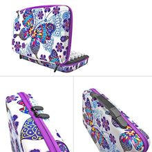 Charger l&#39;image dans la galerie, Étui Diamond Painting Papillon avec 70 Compartiments + Accessoires
