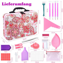 Charger l&#39;image dans la galerie, Étui Diamond Painting Papillons avec 60 Compartiments + Accessoires