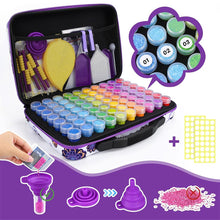 Charger l&#39;image dans la galerie, Étui Diamond Painting Papillons avec 70 Compartiments + Accessoires
