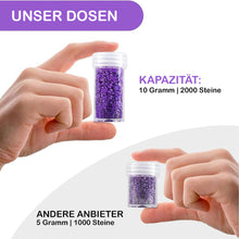 Charger l&#39;image dans la galerie, Étui Diamond Painting Violet avec 120 Pots + Accessoires