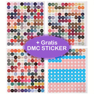 Étui Diamond Painting Bleu Clair avec 120 Pots + Accessoires