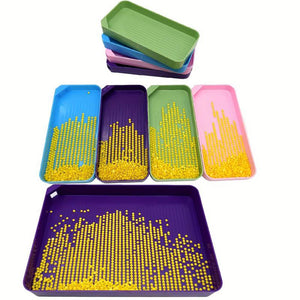 Ensemble de Plateaux Multifonctionnels Diamond Painting