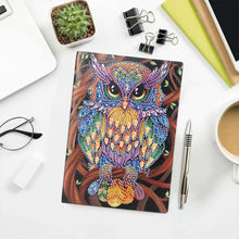 Charger l'image dans la galerie, Cahier de peinture Diamond Art Hibou