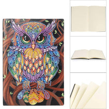Charger l'image dans la galerie, Cahier de peinture Diamond Art Hibou