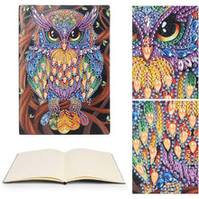 Charger l'image dans la galerie, Cahier de peinture Diamond Art Hibou