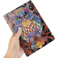 Charger l'image dans la galerie, Cahier de peinture Diamond Art Hibou