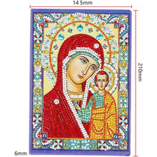 Charger l'image dans la galerie, Cahier Diamond Painting Vierge Marie avec Jésus