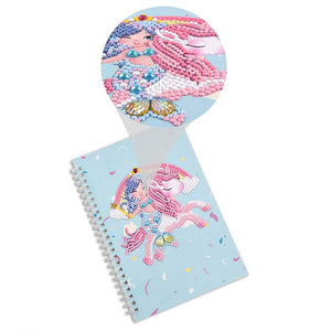 Cahier Diamond Painting Sirène avec Licorne