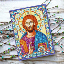 Charger l&#39;image dans la galerie, Cahier Diamond Painting Icône Jésus